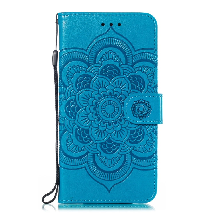 Mandala Embossing Pattern Horizontal Flip Leather Case for Galaxy A60, with Holder & Card Slots & Wallet & Photo Frame &  Lanyard