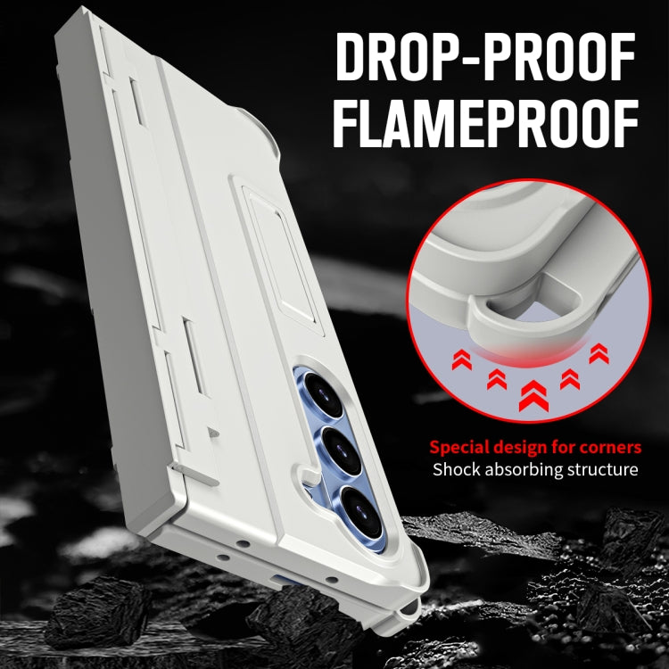 For Samsung Galaxy Z Fold6 5G Diamond Case-film Integral Hinge Shockproof Phone Case with Pen