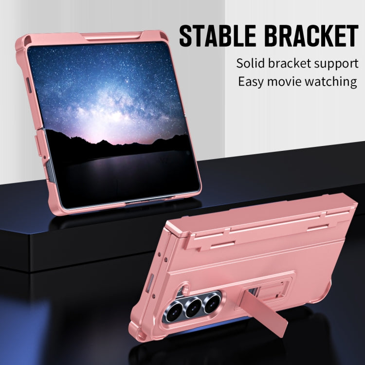 For Samsung Galaxy Z Fold6 5G Diamond Case-film Integral Hinge Shockproof Phone Case with Pen