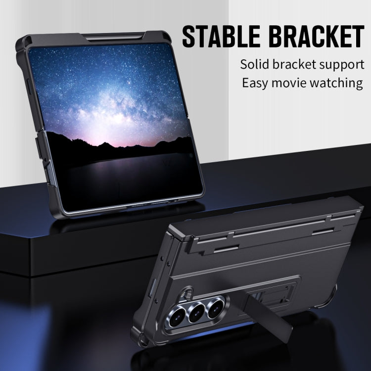For Samsung Galaxy Z Fold6 5G Diamond Case-film Integral Hinge Shockproof Phone Case with Pen