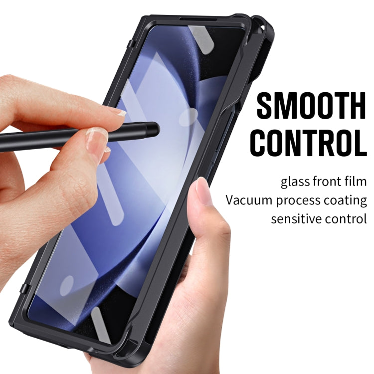 For Samsung Galaxy Z Fold6 5G Diamond Case-film Integral Hinge Shockproof Phone Case with Pen