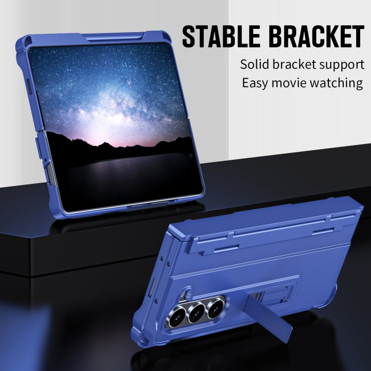 For Samsung Galaxy Z Fold6 5G Diamond Case-film Integral Hinge Shockproof Phone Case with Pen