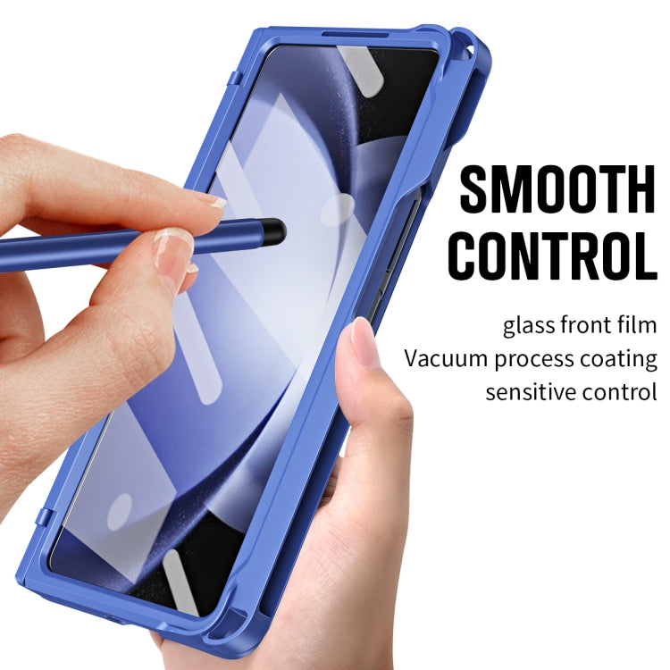 For Samsung Galaxy Z Fold6 5G Diamond Case-film Integral Hinge Shockproof Phone Case with Pen