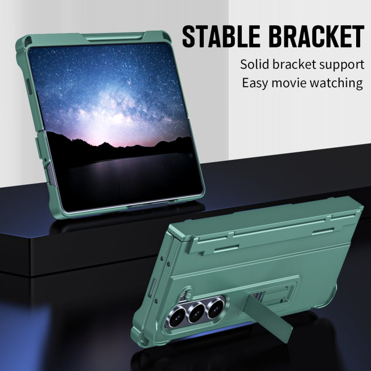 For Samsung Galaxy Z Fold6 5G Diamond Case-film Integral Hinge Shockproof Phone Case with Pen