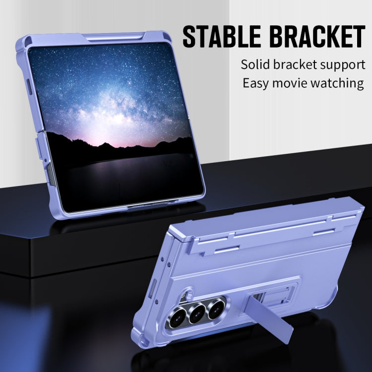 For Samsung Galaxy Z Fold6 5G Diamond Case-film Integral Hinge Shockproof Phone Case with Pen