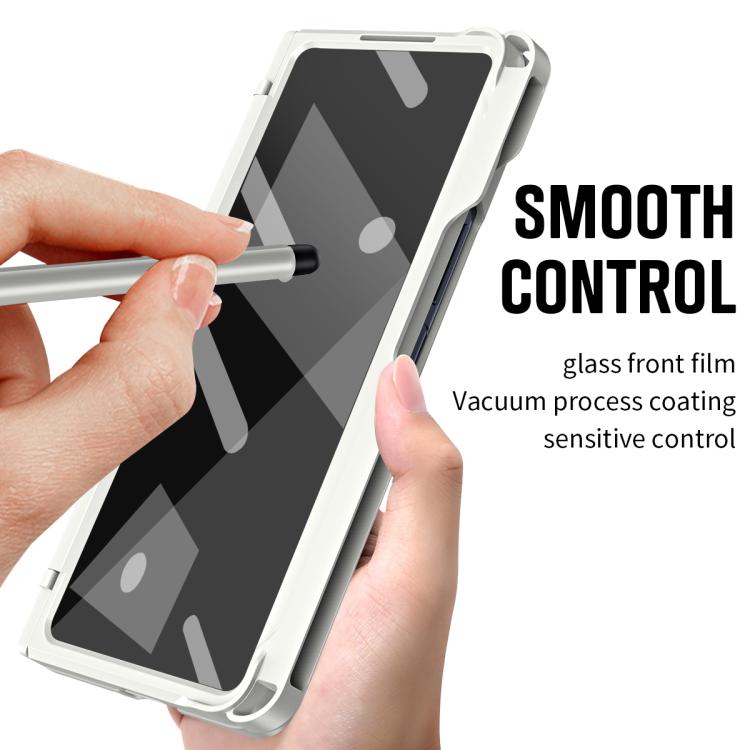 For Samsung Galaxy Z Fold7 5G Diamond Case-film Integral Hinge Shockproof Phone Case with Pen