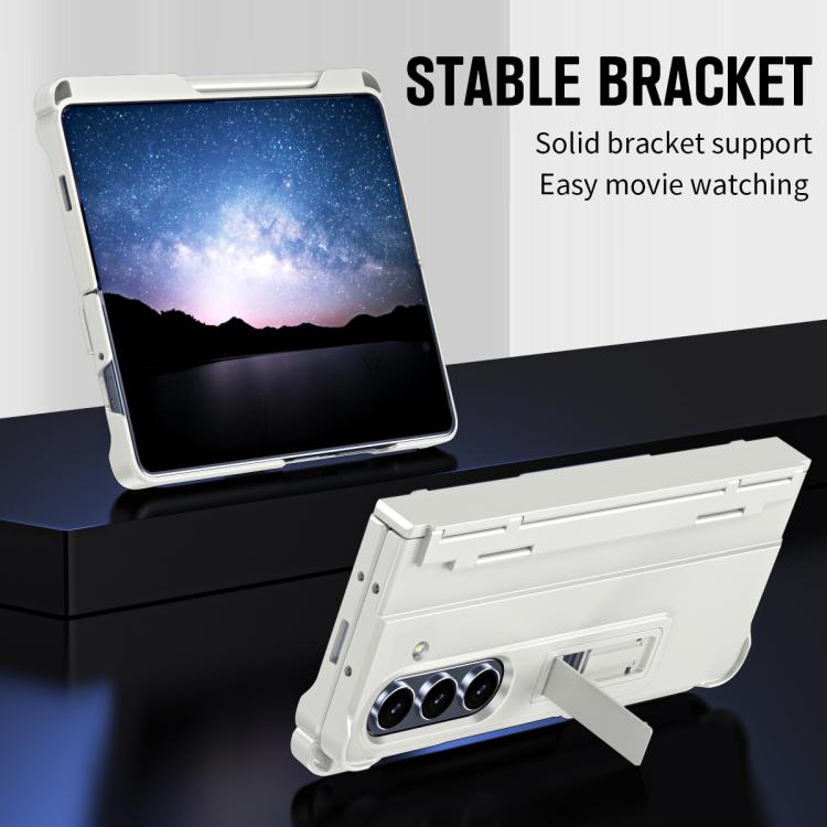 For Samsung Galaxy Z Fold7 5G Diamond Case-film Integral Hinge Shockproof Phone Case with Pen