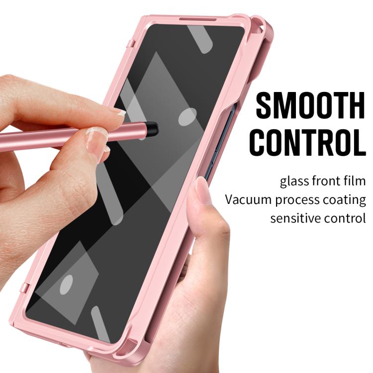 For Samsung Galaxy Z Fold7 5G Diamond Case-film Integral Hinge Shockproof Phone Case with Pen