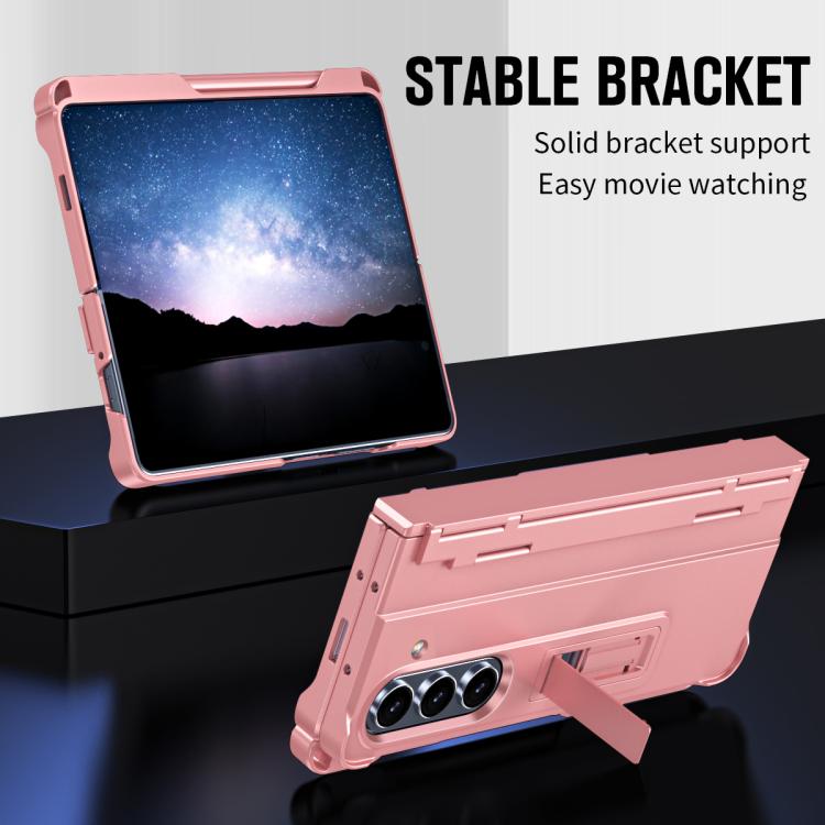 For Samsung Galaxy Z Fold7 5G Diamond Case-film Integral Hinge Shockproof Phone Case with Pen