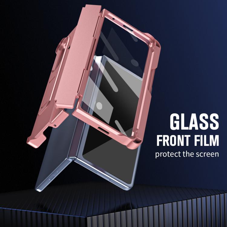 For Samsung Galaxy Z Fold7 5G Diamond Case-film Integral Hinge Shockproof Phone Case with Pen