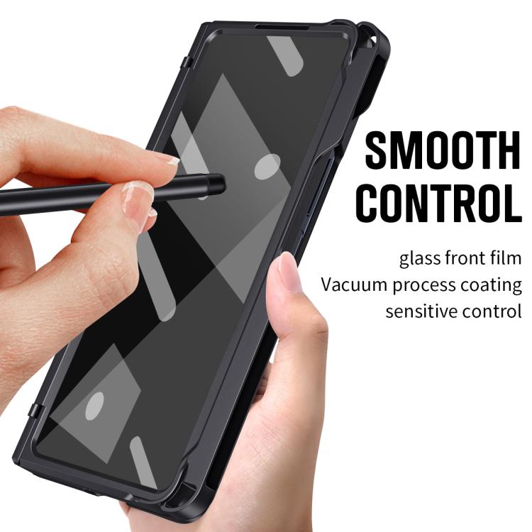 For Samsung Galaxy Z Fold7 5G Diamond Case-film Integral Hinge Shockproof Phone Case with Pen