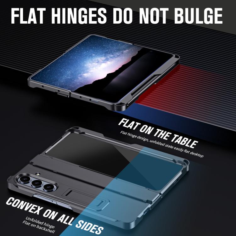 For Samsung Galaxy Z Fold7 5G Diamond Case-film Integral Hinge Shockproof Phone Case with Pen