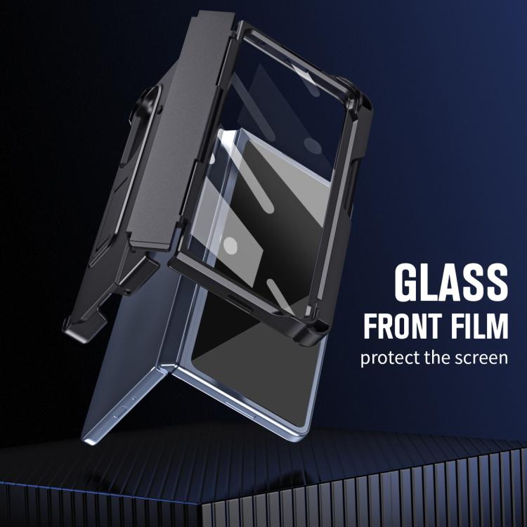 For Samsung Galaxy Z Fold7 5G Diamond Case-film Integral Hinge Shockproof Phone Case with Pen