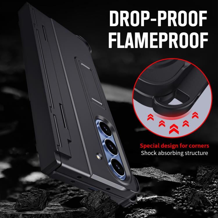 For Samsung Galaxy Z Fold7 5G Diamond Case-film Integral Hinge Shockproof Phone Case with Pen