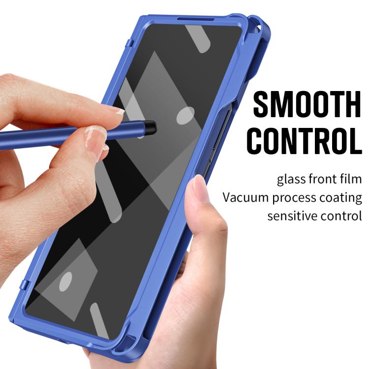 For Samsung Galaxy Z Fold7 5G Diamond Case-film Integral Hinge Shockproof Phone Case with Pen