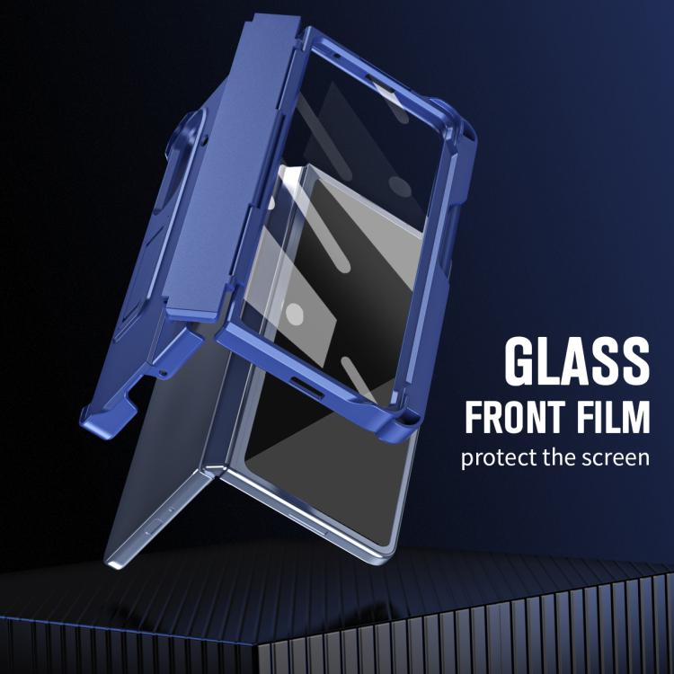 For Samsung Galaxy Z Fold7 5G Diamond Case-film Integral Hinge Shockproof Phone Case with Pen