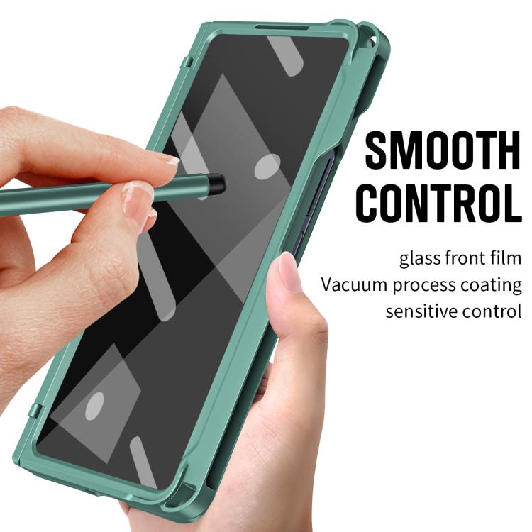 For Samsung Galaxy Z Fold7 5G Diamond Case-film Integral Hinge Shockproof Phone Case with Pen