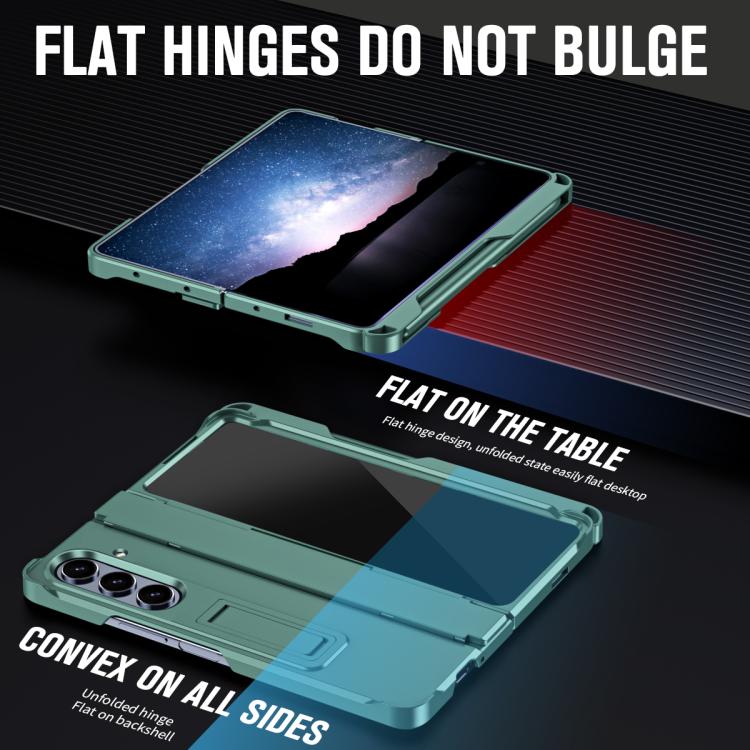 For Samsung Galaxy Z Fold7 5G Diamond Case-film Integral Hinge Shockproof Phone Case with Pen
