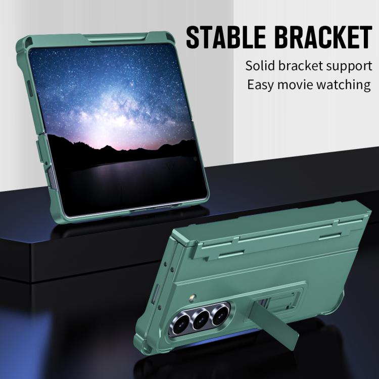 For Samsung Galaxy Z Fold7 5G Diamond Case-film Integral Hinge Shockproof Phone Case with Pen