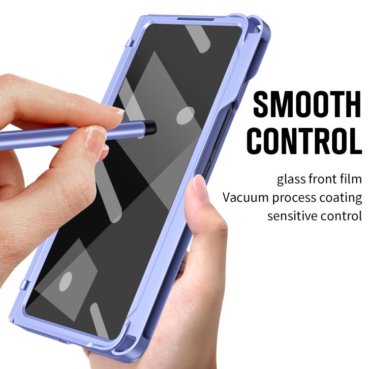 For Samsung Galaxy Z Fold7 5G Diamond Case-film Integral Hinge Shockproof Phone Case with Pen