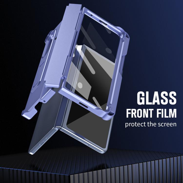 For Samsung Galaxy Z Fold7 5G Diamond Case-film Integral Hinge Shockproof Phone Case with Pen