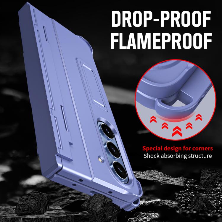 For Samsung Galaxy Z Fold7 5G Diamond Case-film Integral Hinge Shockproof Phone Case with Pen
