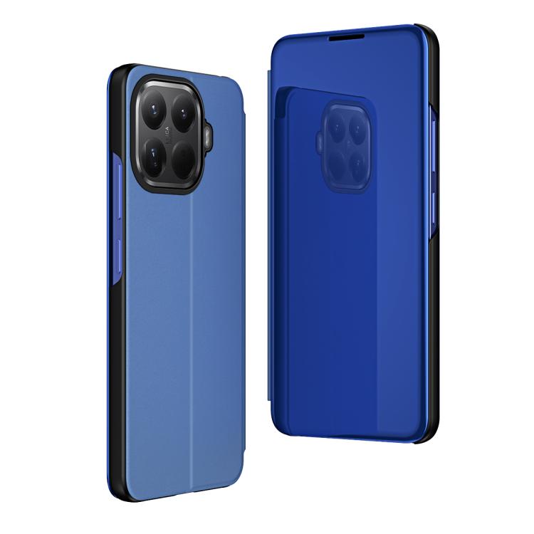 For Xiaomi 15T Pro Plated Mirror Horizontal Flip Leather Phone Case with Holder