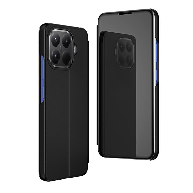 For Xiaomi 15T Pro Plated Mirror Horizontal Flip Leather Phone Case with Holder