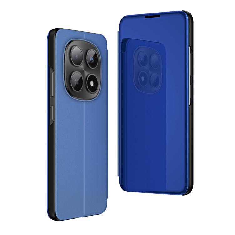 For Redmi Note 15 4G / 5G Global 164mm Plated Mirror Horizontal Flip Leather Phone Case with Holder