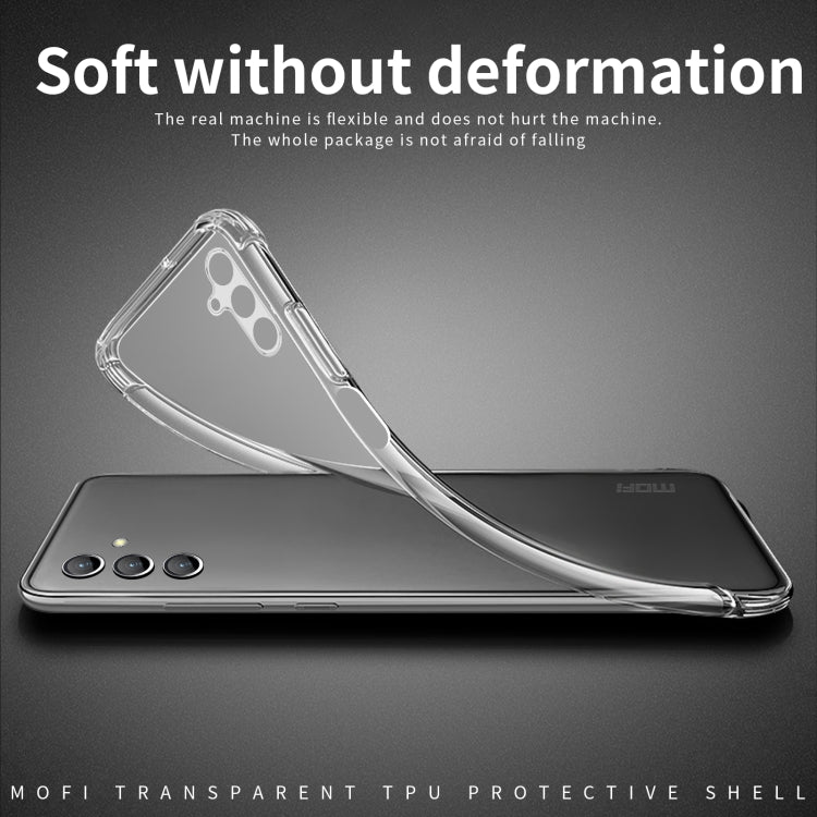 For Samsung Galaxy M35 MOFI Ming Series Ultra-thin TPU Phone Case - Transparent