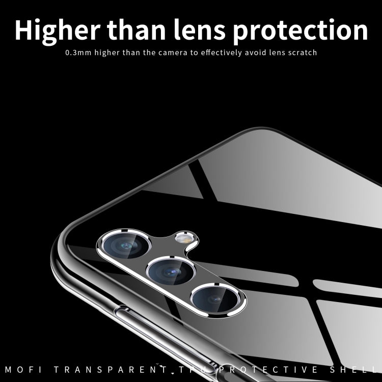 For Samsung Galaxy M35 MOFI Ming Series Ultra-thin TPU Phone Case - Transparent