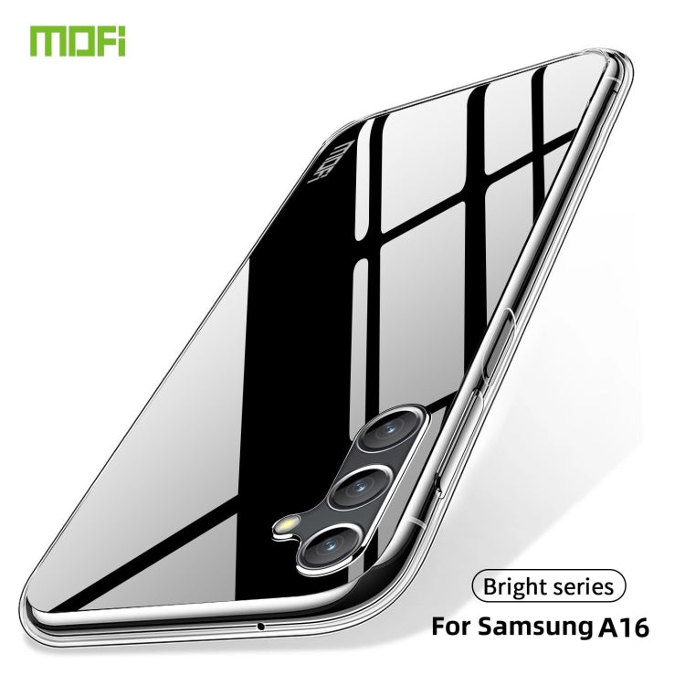 For Samsung Galaxy A16 MOFI Ming Series Ultra-thin TPU Phone Case - Transparent