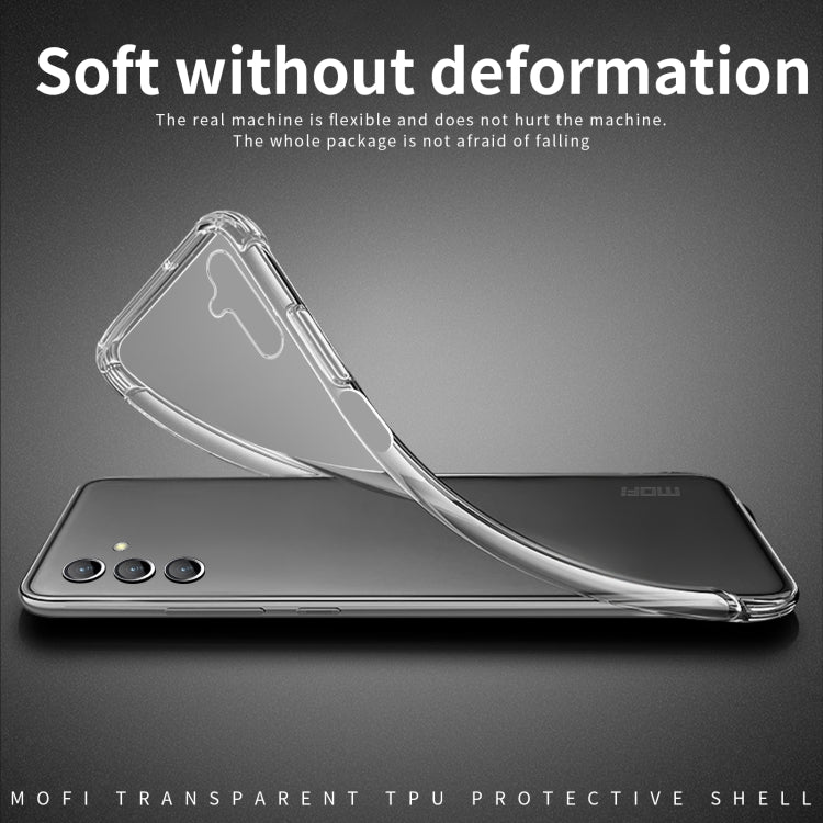 For Samsung Galaxy A16 MOFI Ming Series Ultra-thin TPU Phone Case - Transparent
