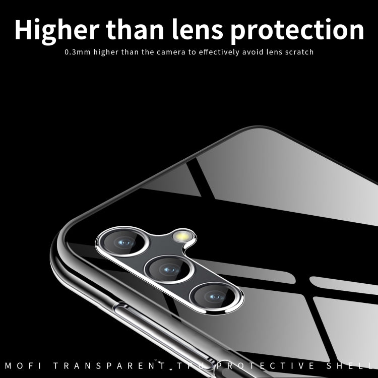 For Samsung Galaxy A16 MOFI Ming Series Ultra-thin TPU Phone Case - Transparent