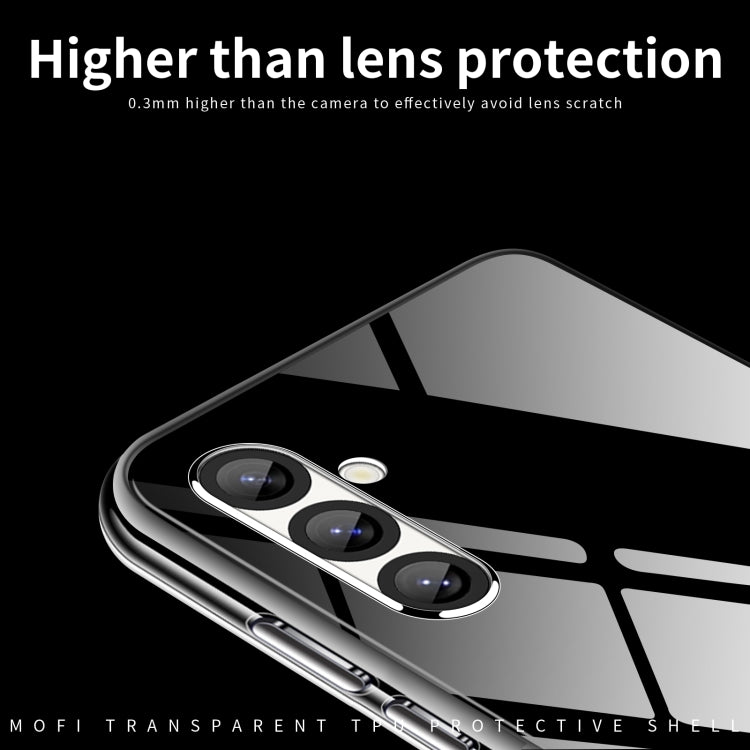 For Samsung Galaxy S25 5G MOFI Ming Series Ultra-thin TPU Phone Case - Transparent