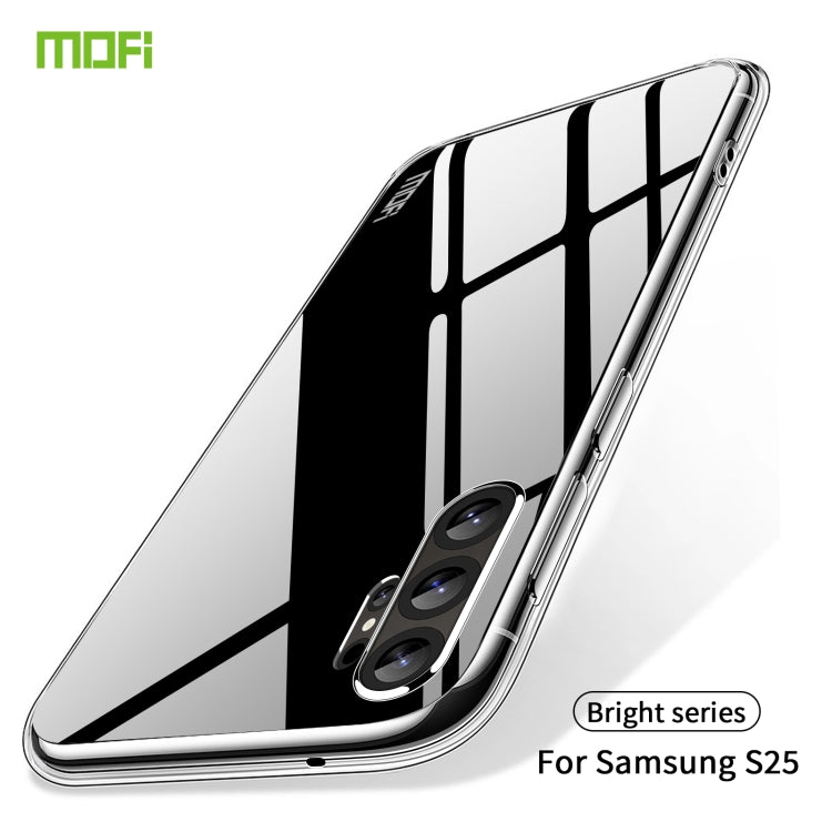 For Samsung Galaxy S25 Ultra 5G MOFI Ming Series Ultra-thin TPU Phone Case - Transparent