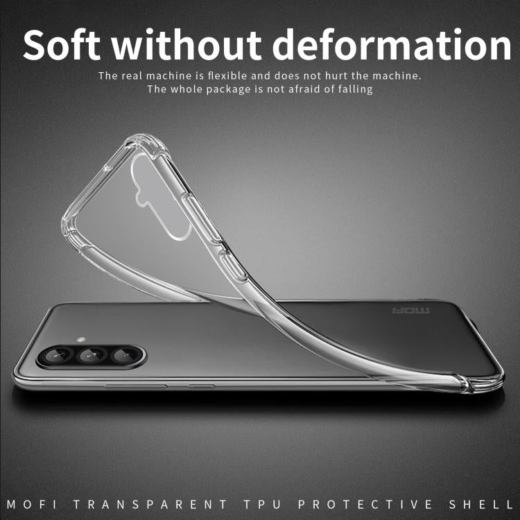 For Samsung Galaxy A36 MOFI Ming Series Ultra-thin TPU Phone Case - Transparent