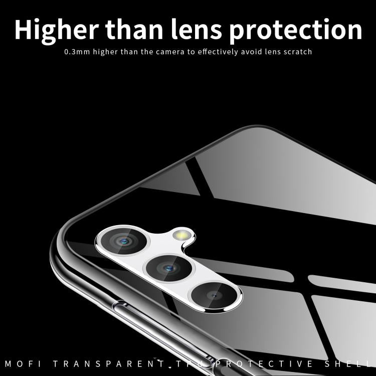 For Samsung Galaxy A56 5G MOFI Ming Series Ultra-thin TPU Phone Case - Transparent