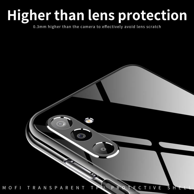 For Samsung Galaxy M16 5G MOFI Ming Series Ultra-thin TPU Phone Case - Transparent