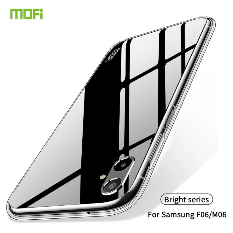For Samsung Galaxy M06 / F06 MOFI Ming Series Ultra-thin TPU Phone Case - Transparent