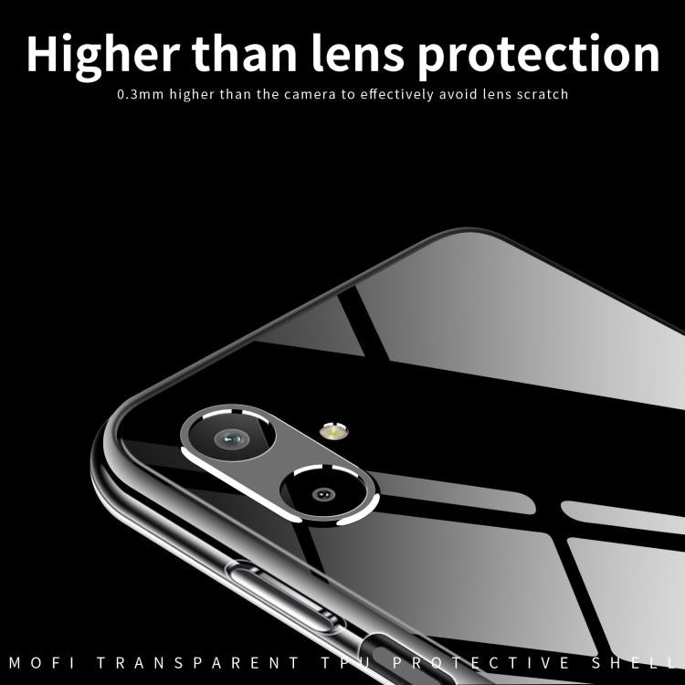 For Samsung Galaxy M06 / F06 MOFI Ming Series Ultra-thin TPU Phone Case - Transparent