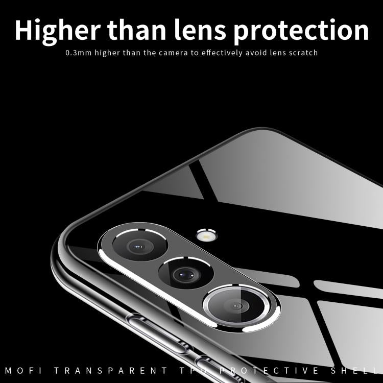 For Samsung Galaxy M56 5G MOFI Ming Series Ultra-thin TPU Phone Case - Transparent