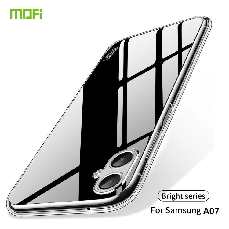 For Samsung Galaxy A07 4G MOFI Ming Series Ultra-thin TPU Phone Case - Transparent