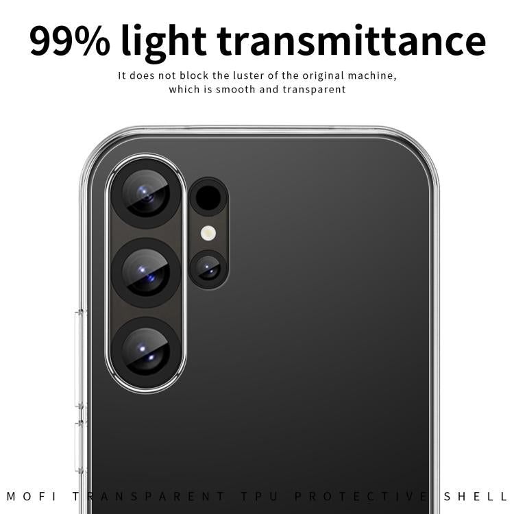 For Samsung Galaxy S26 Ultra 5G MOFI Ming Series Ultra-thin TPU Phone Case - Transparent
