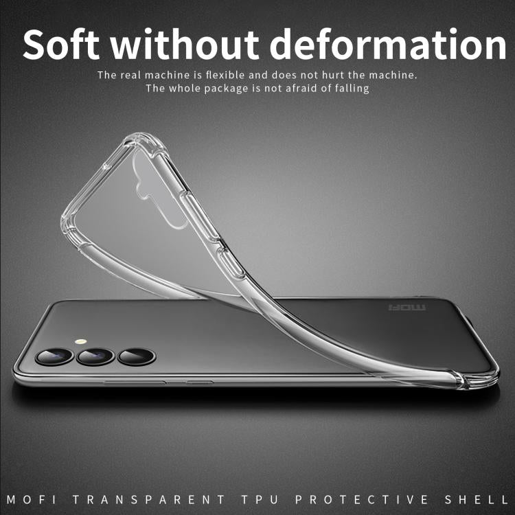 For Samsung Galaxy A37 5G MOFI Ming Series Ultra-thin TPU Phone Case - Transparent