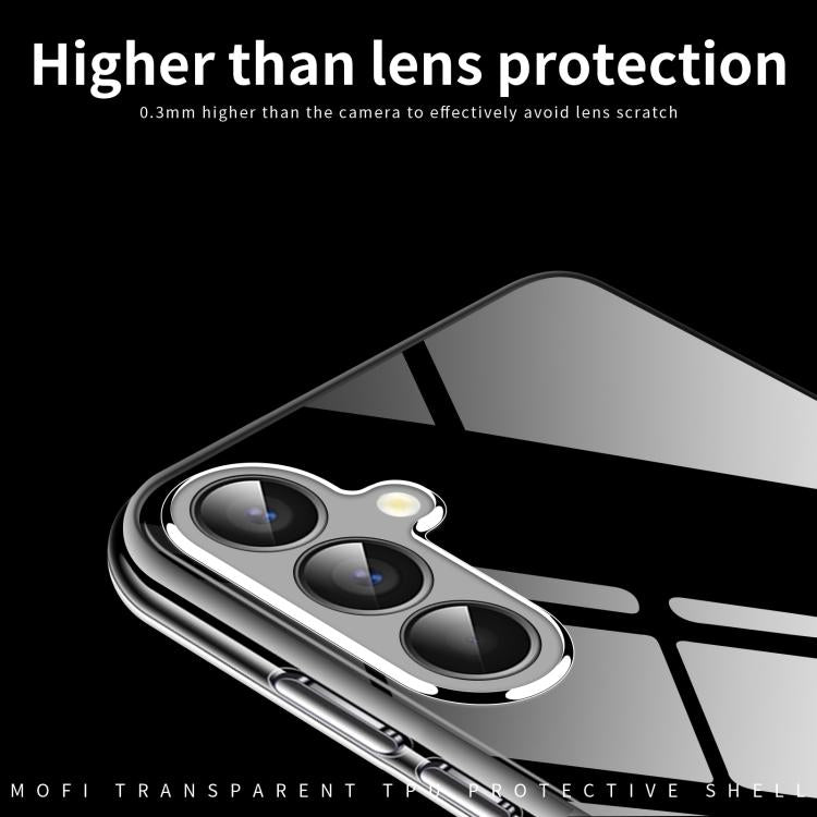 For Samsung Galaxy A37 5G MOFI Ming Series Ultra-thin TPU Phone Case - Transparent