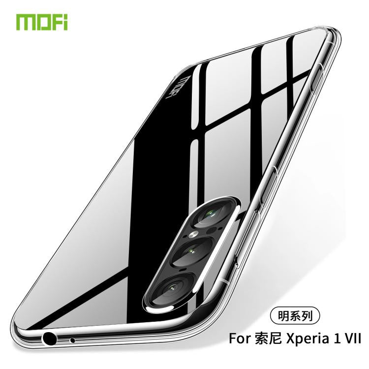 For Sony Xperia 1 VII MOFI Ming Series Ultra-thin TPU Phone Case - Transparent