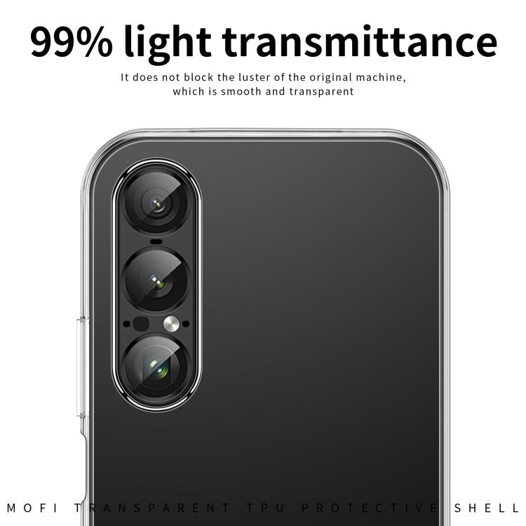 For Sony Xperia 1 VII MOFI Ming Series Ultra-thin TPU Phone Case - Transparent