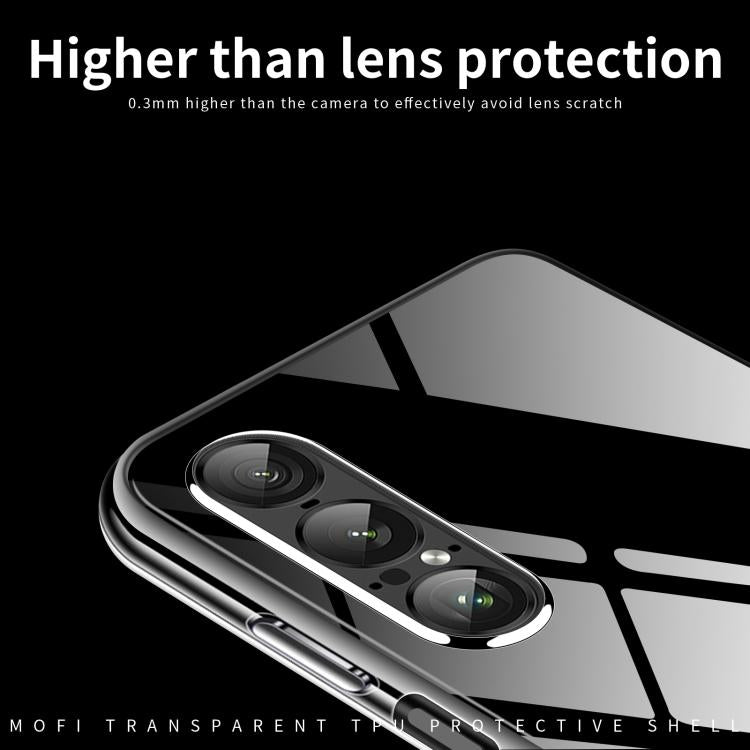 For Sony Xperia 1 VII MOFI Ming Series Ultra-thin TPU Phone Case - Transparent