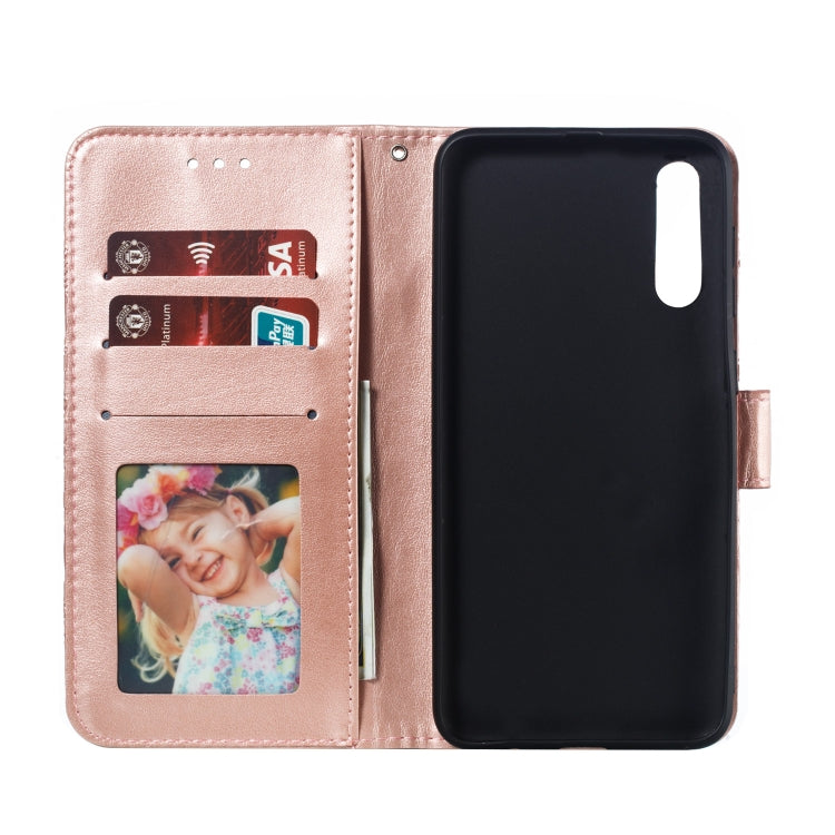 Mandala Embossing Pattern Horizontal Flip Leather Case for Samsung Galaxy A70, with Holder & Card Slots & Wallet & Photo Frame &  Lanyard